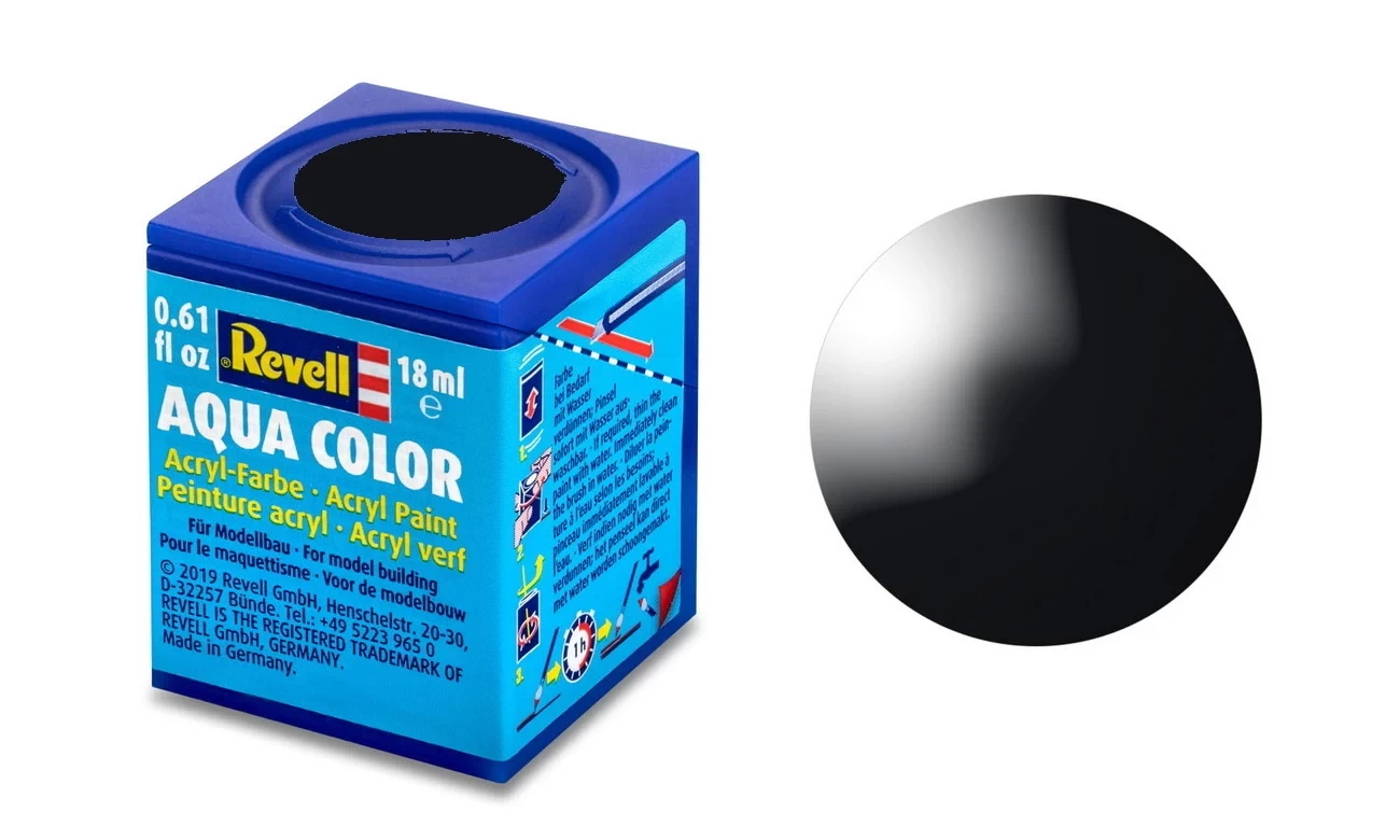 Revell Farbe 36107 - Aqua schwarz glänzend