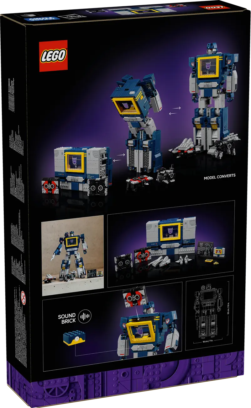 LEGO icons 10358 - Soundwave - Transformers