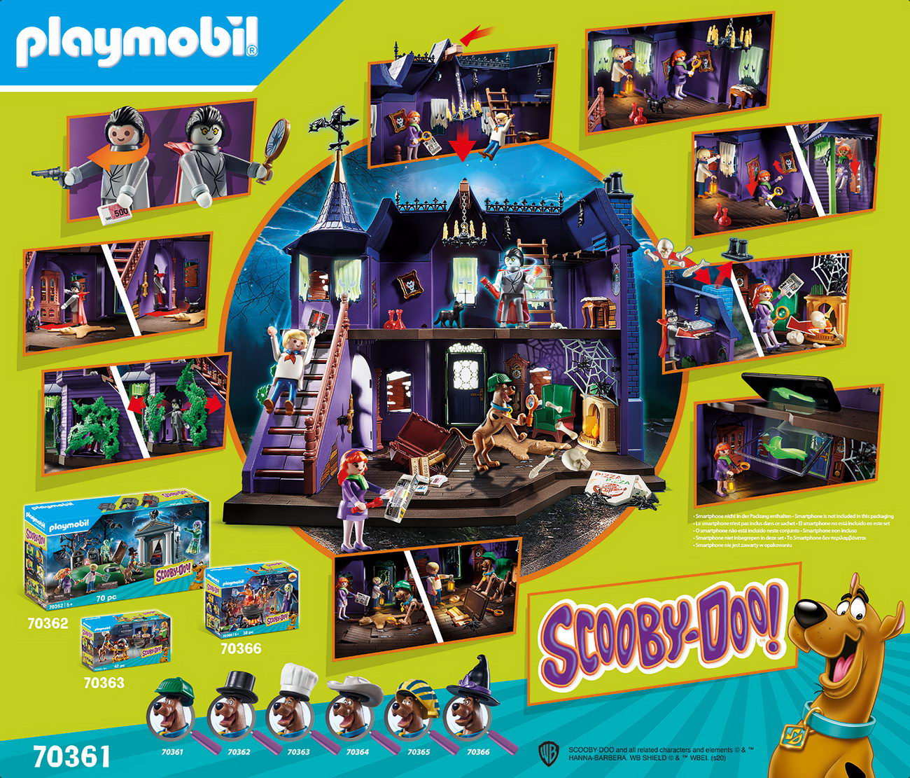 Playmobil 70361 - SCOOBY-DOO! Abenteuer im Geisterhaus