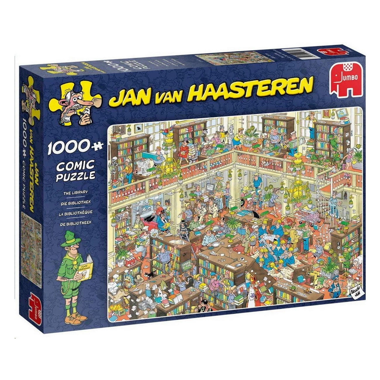 Puzzle - Die Bibliothek (van Haasteren) - 1000 Teile