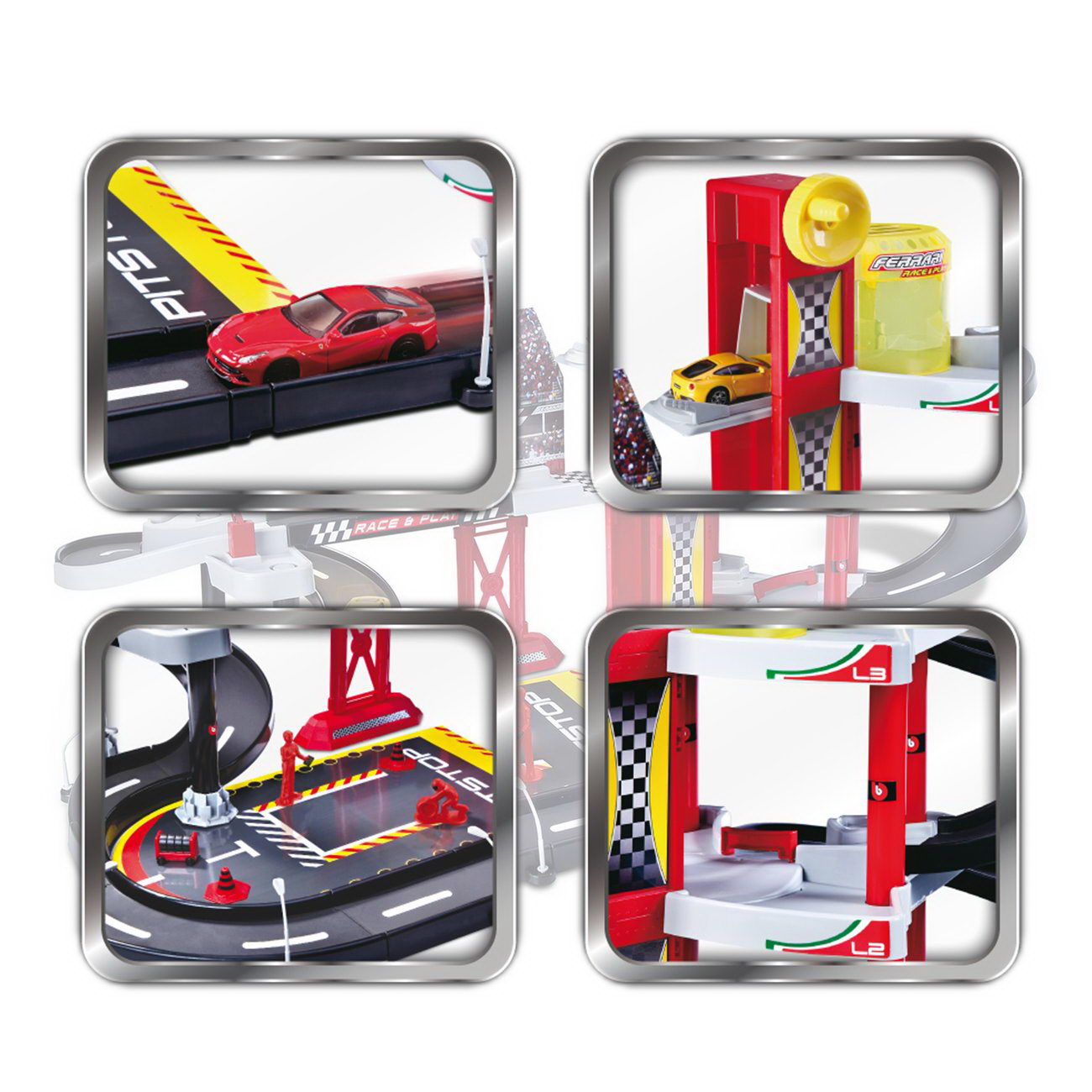 BBurago 1:43 Ferrari Racing Garage (18-30197)