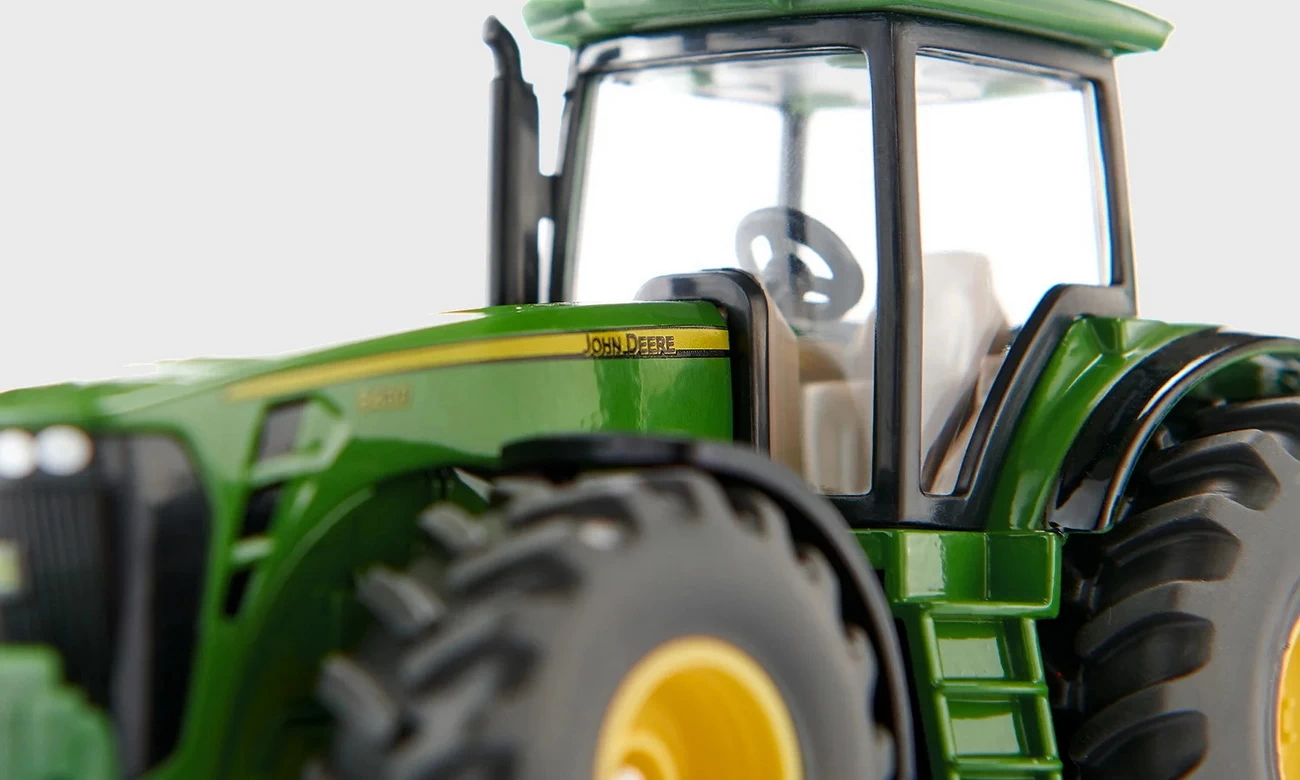 SIKU 1953 - John Deere mit Anhänger 1:50