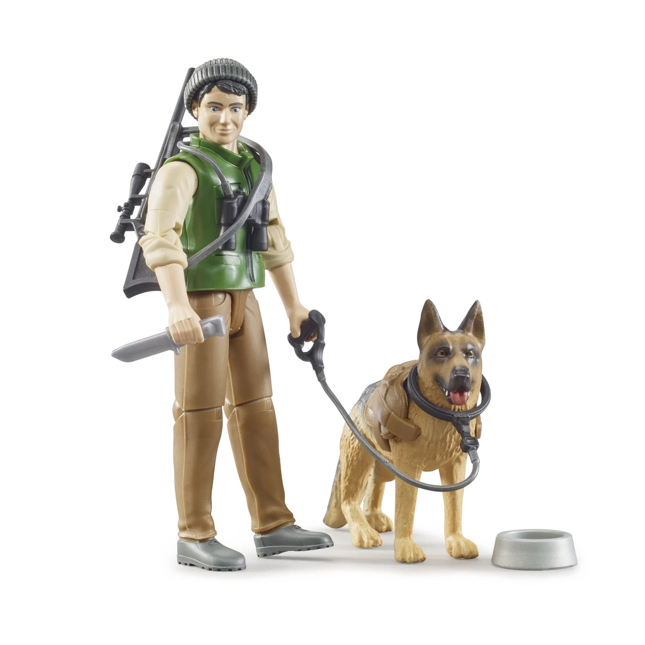 bworld 62660 - Förster mit Hund und Ausrüstung