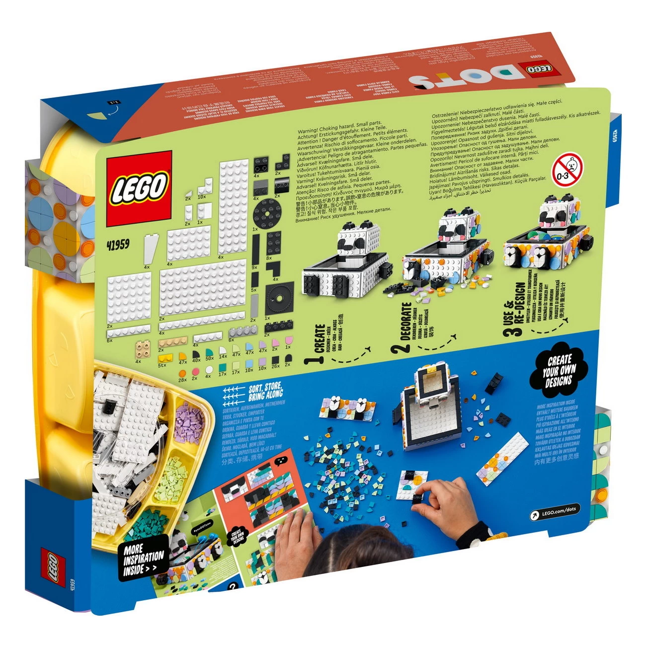 LEGO DOTs 41959 - Panda Ablageschale