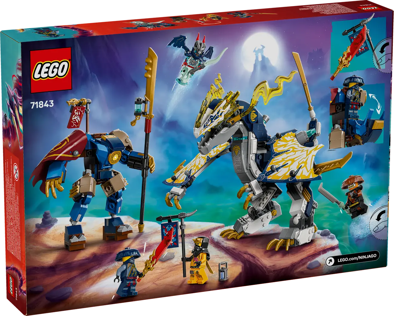 LEGO Ninjago 71843 - Rogues Mech-Drachenreiter