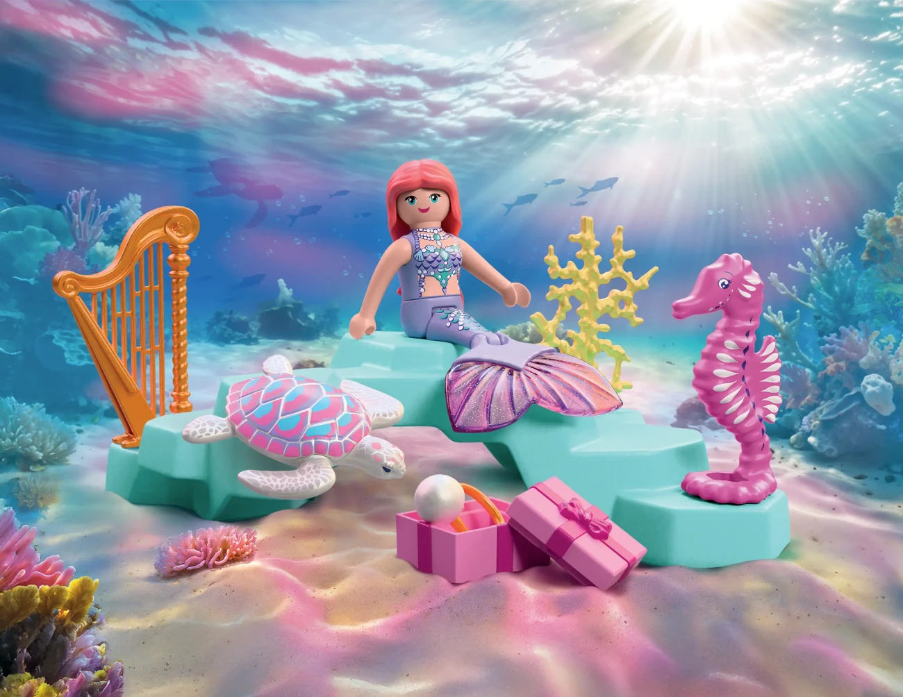 Bild zur Playmobil 72107 - Meerjungfrau mit Geschenk - Fantasy Magic