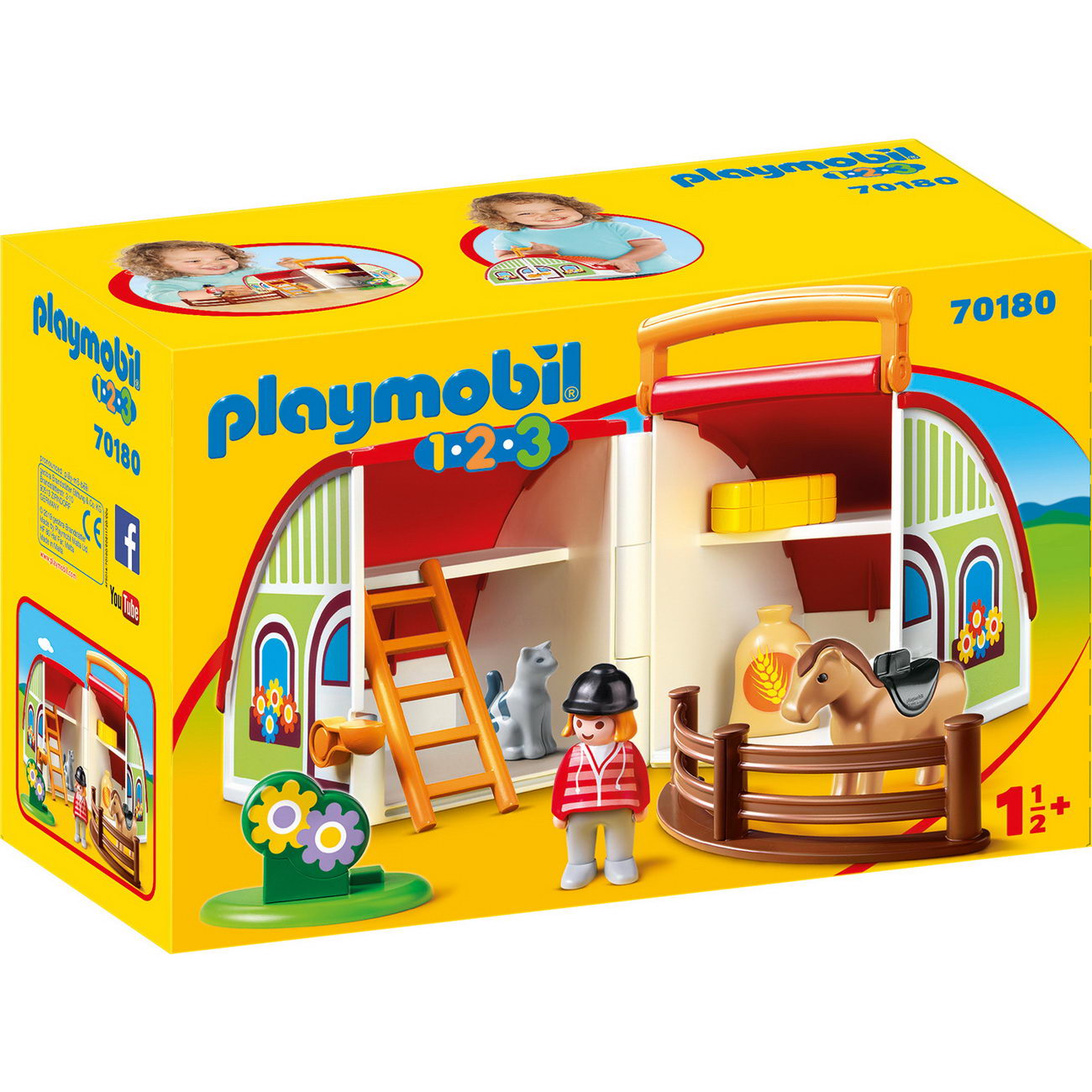 Playmobil 70180 - Mein Mitnehm-Reiterhof (1 2 3)
