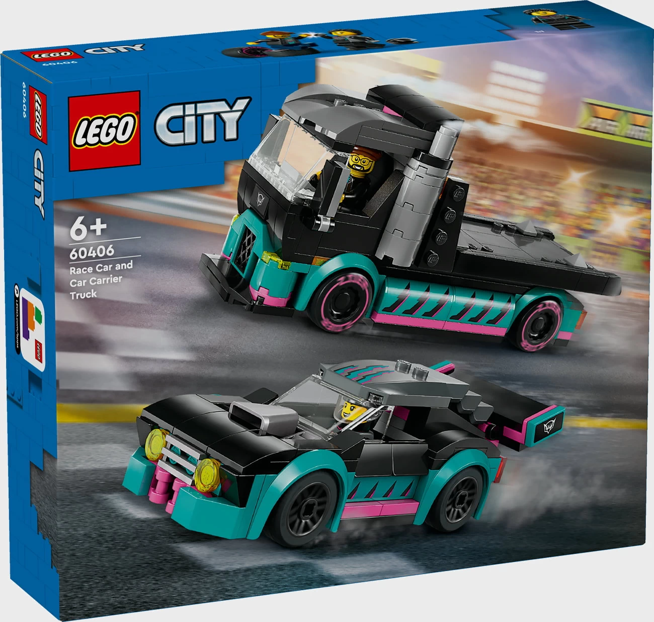 LEGO City 60406 - Autotransporter mit Rennwagen