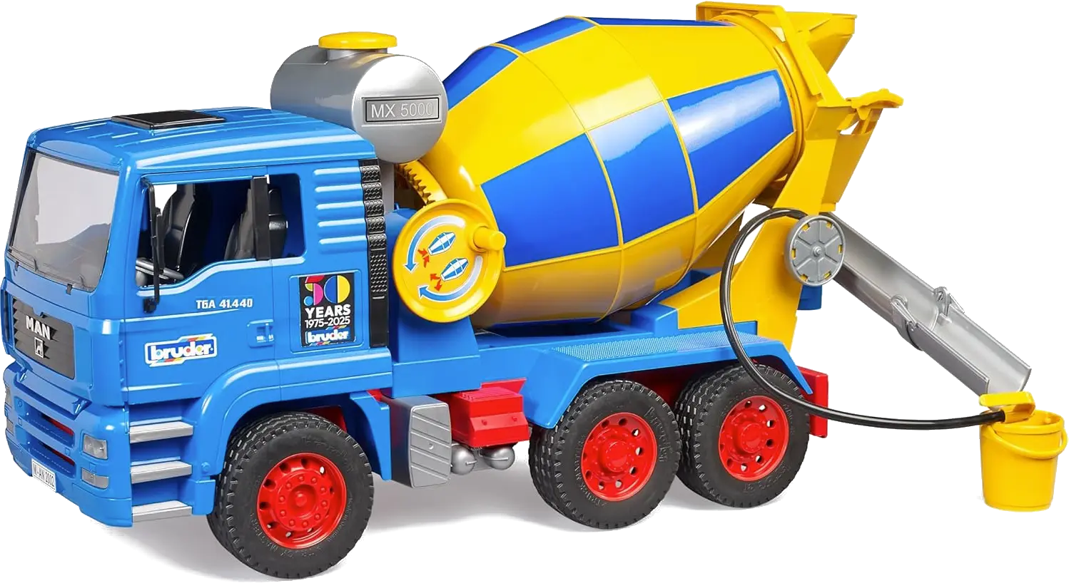 BRUDER 01063 - MAN TGA Betonmischer LKW - 50 Jahre Bruder