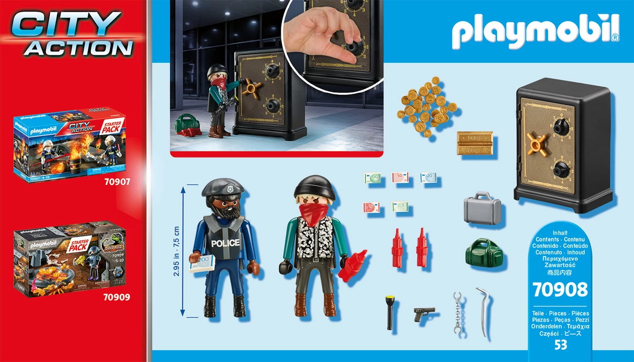 Playmobil 70908 - StarterPack Tresorknacker - City Action