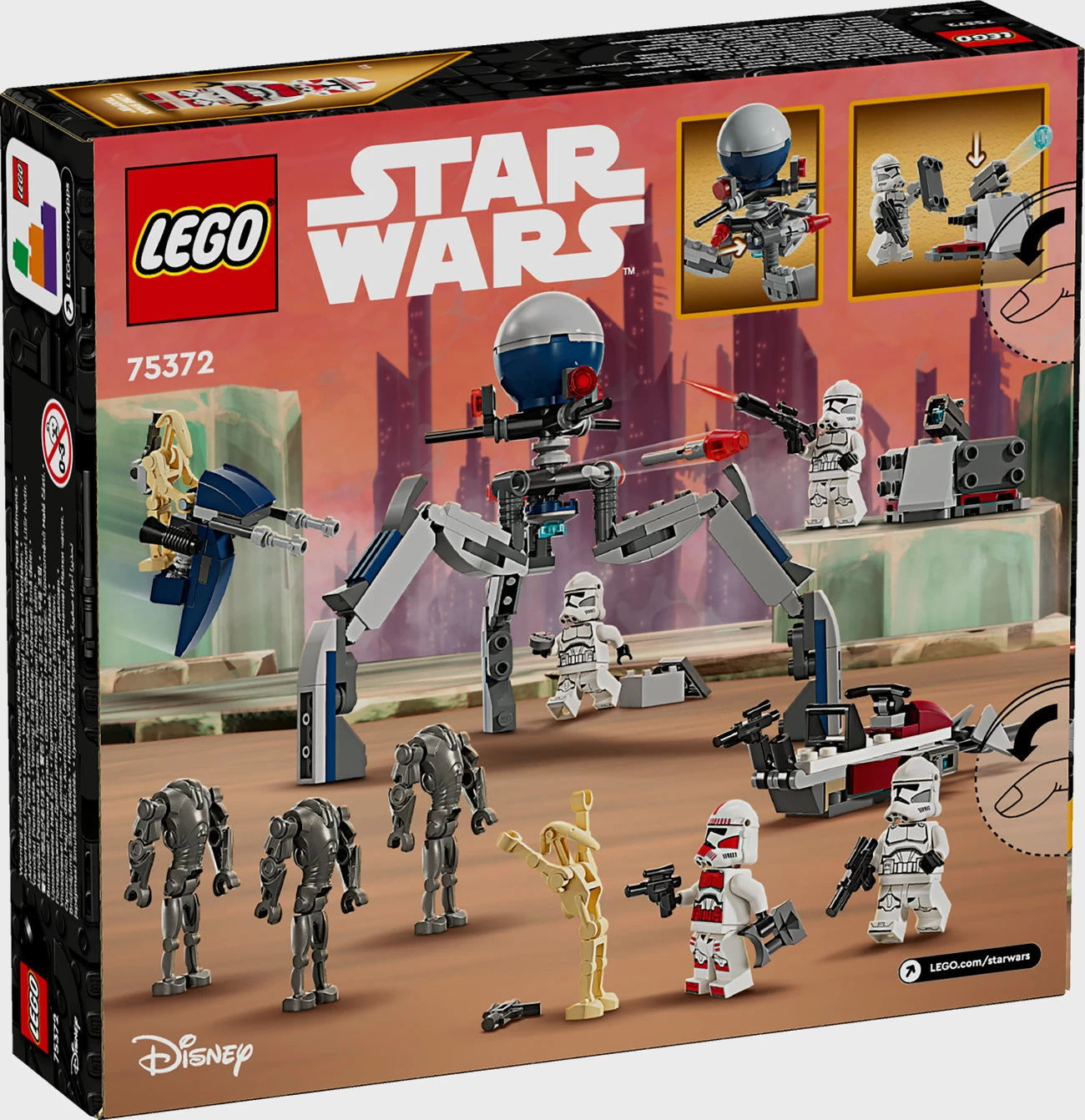 LEGO Star Wars 75372 - Clone Trooper & Battle Droid Battle Pack