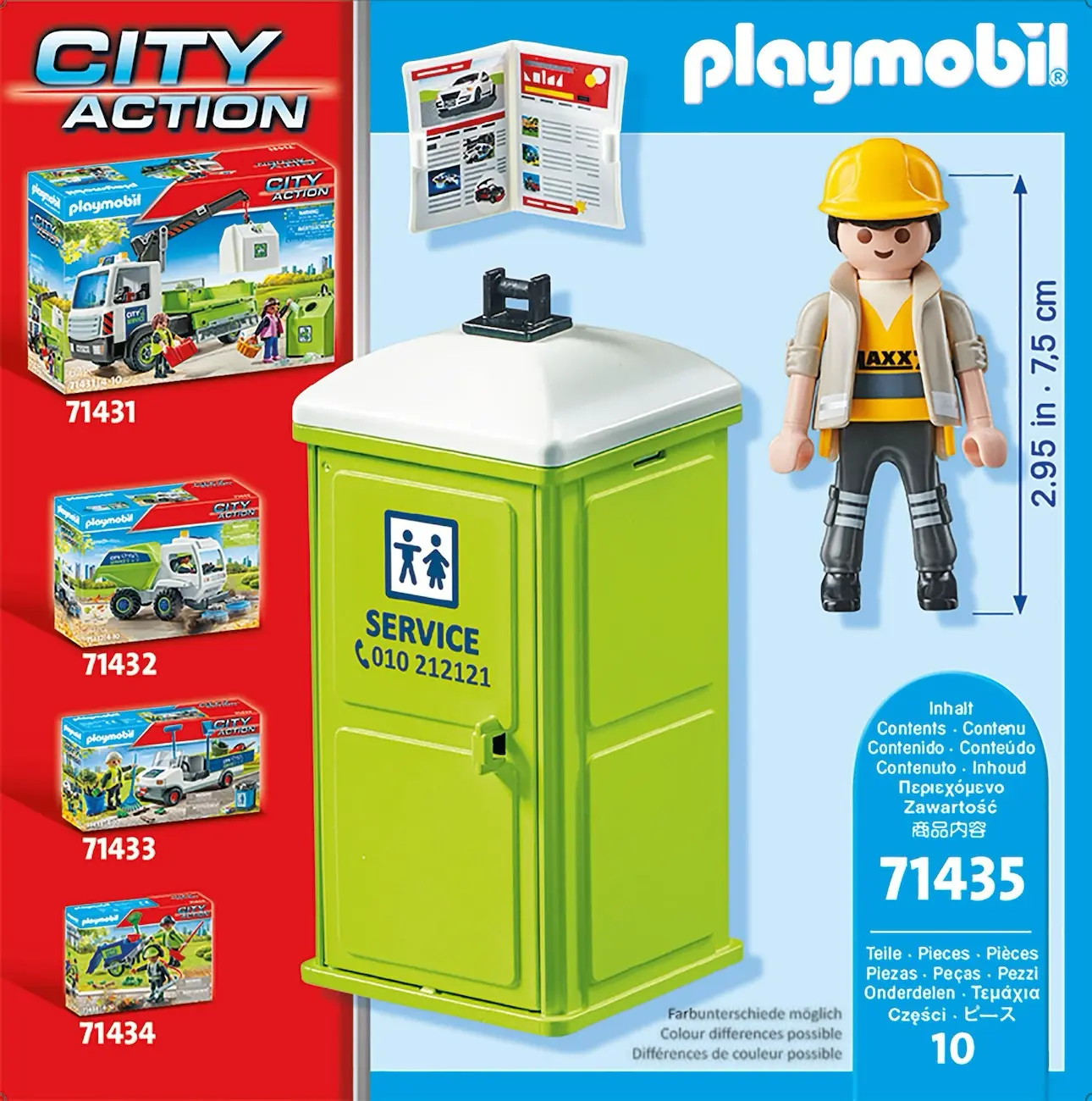 Playmobil 71435 - Mobile Toilette - City Action