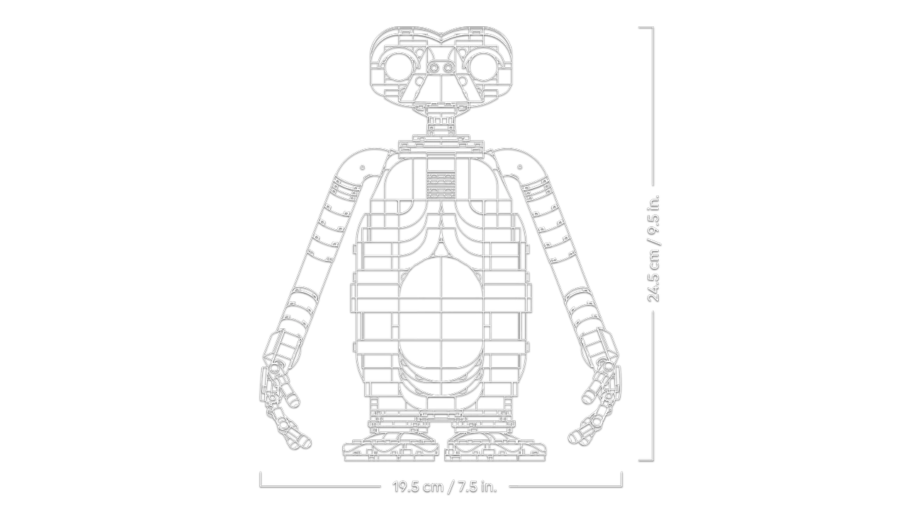 LEGO Ideas - E.T. the Extra-Terrestrial (21370) Zeichnung