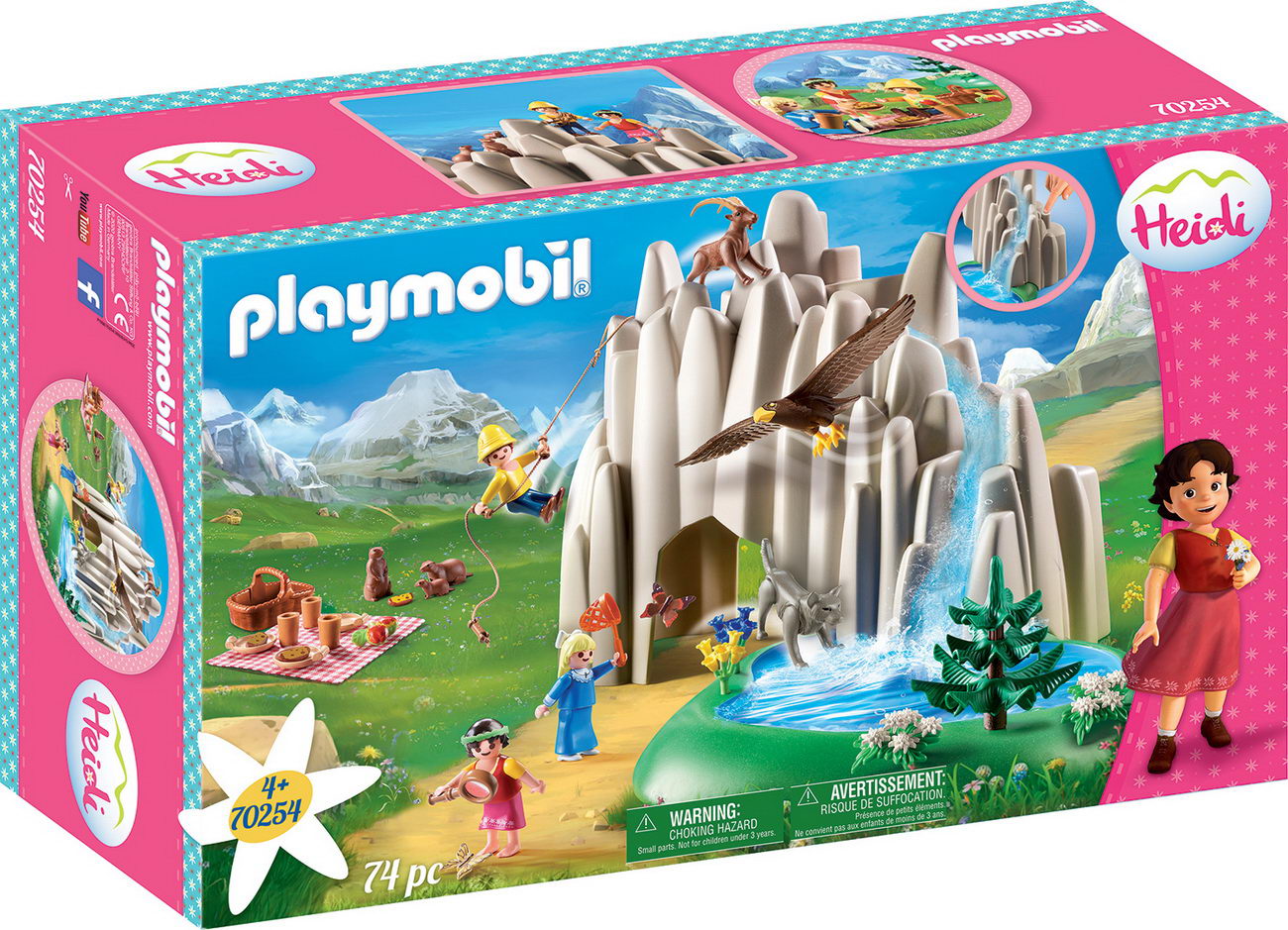 Playmobil 70254 - Am Kristallsee mit Heidi, Peter und Clara - Heidi