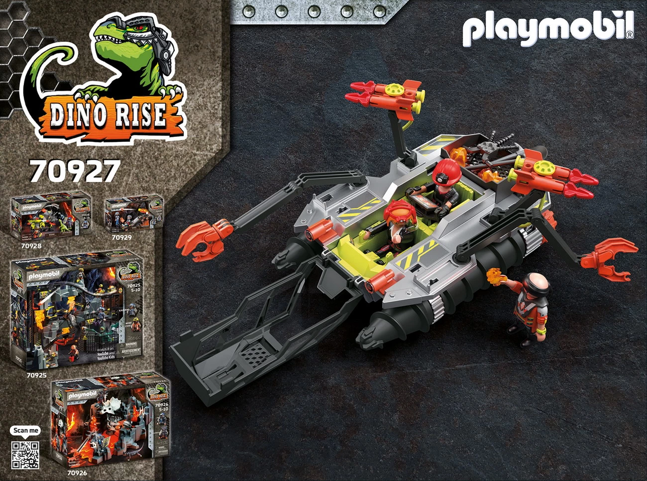Playmobil 70927 - Comet Corp Abbruchbohrer - Dino Rise