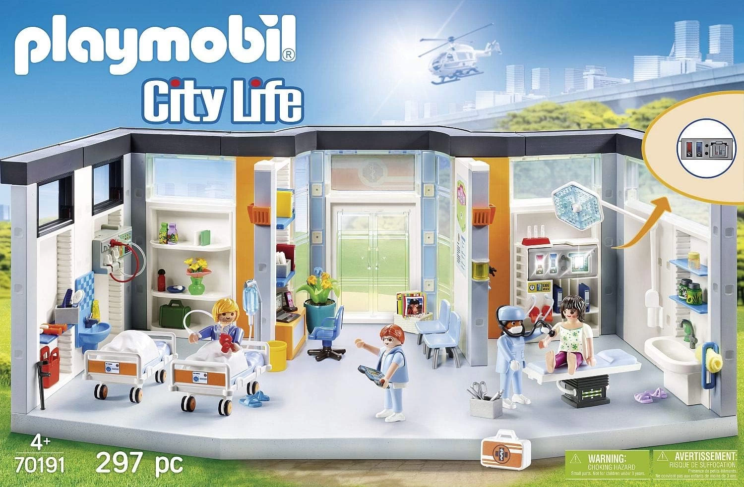 Playmobil 70191 - Krankenhaus mit Einrichtung