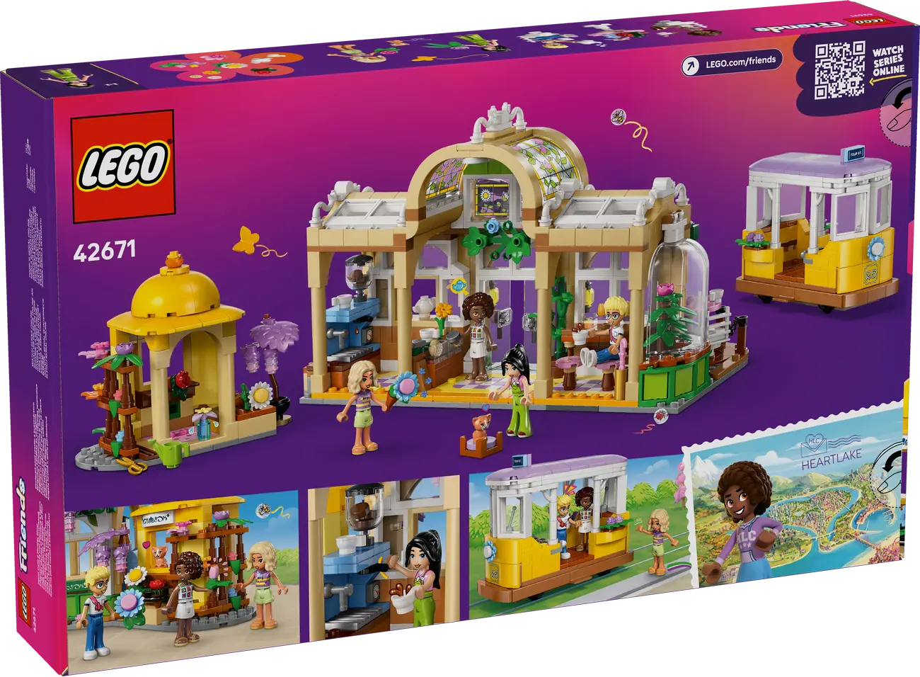 LEGO Friends 42671 - Pflanzencafe und Blumenkiosk