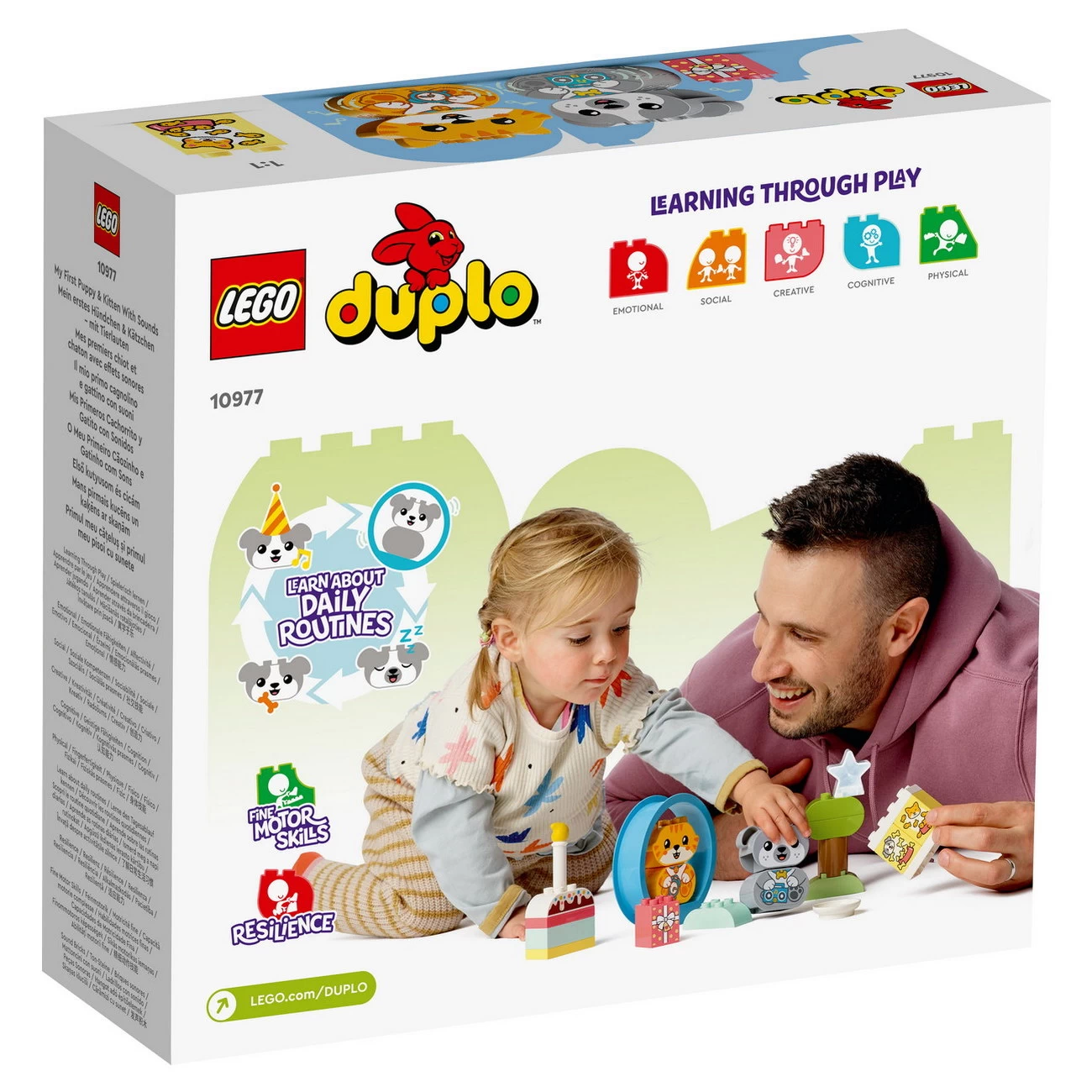 LEGO DUPLO 10977 - Mein erstes Hündchen & Kätzchen - mit Ton