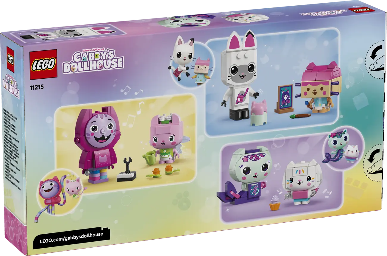 LEGO Gabby's Dollhouse - Gabbys Katzenfreunde aus LEGO Steinen (11215)