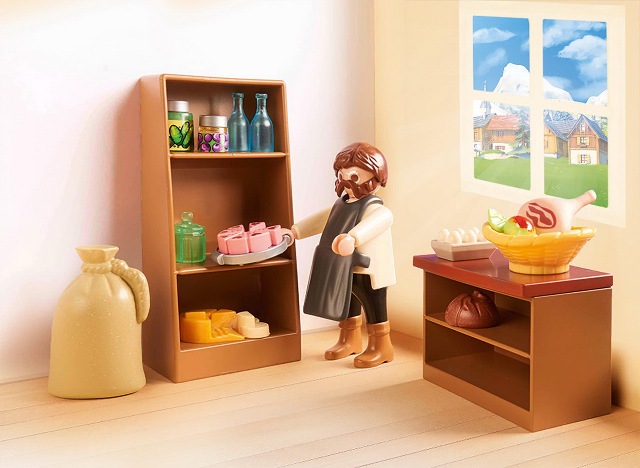 Playmobil 70257 - Dorfladen der Familie Keller - Heidi