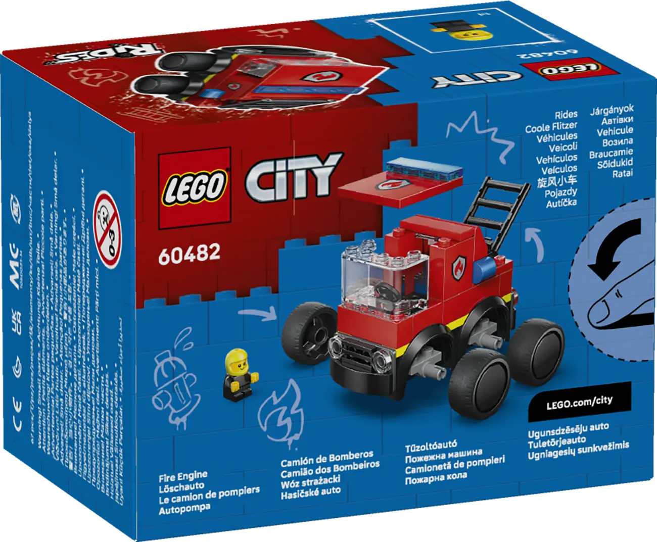 LEGO City - Coole Flitzer Löschauto (60482)