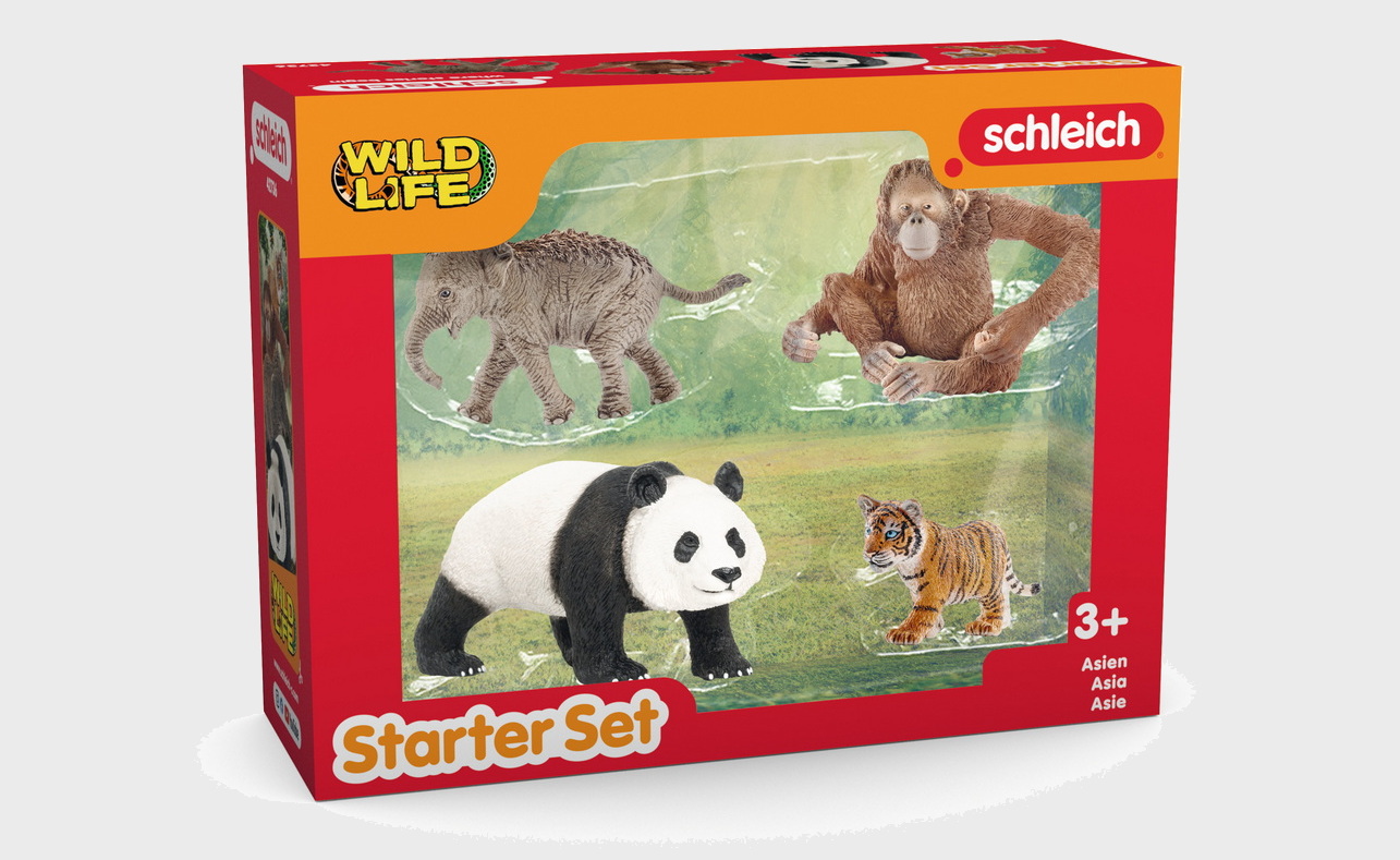 Wild Life Starter-Set Asien - schleich (42736) WILD LIFE