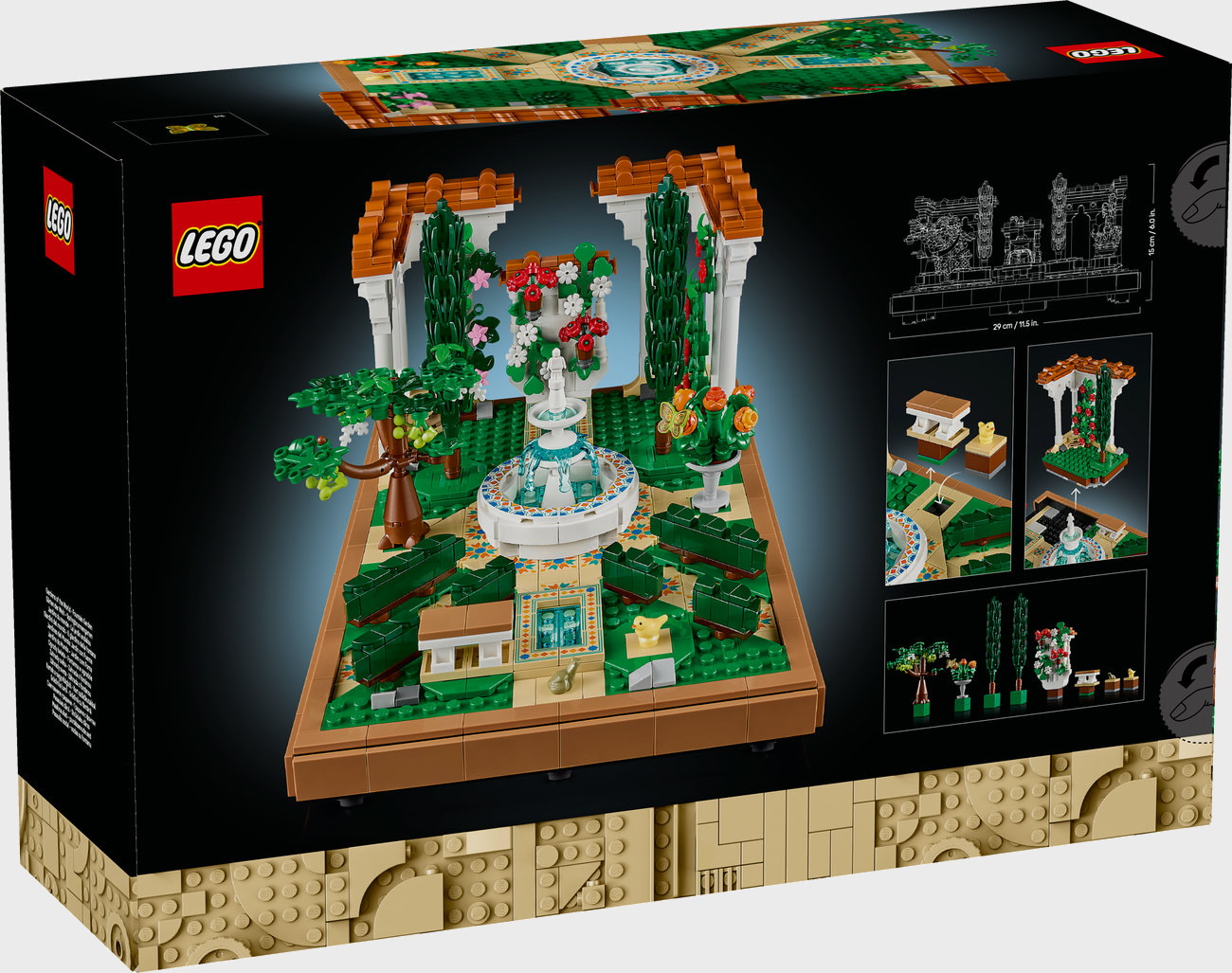 LEGO Icons 10359 - Springbrunnengarten