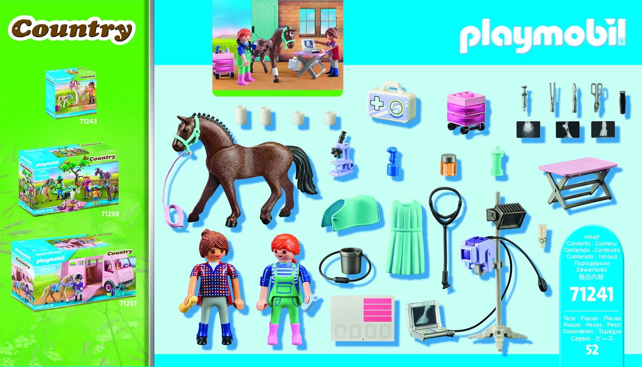Playmobil 71241 - Tierärztin für Pferde - Country