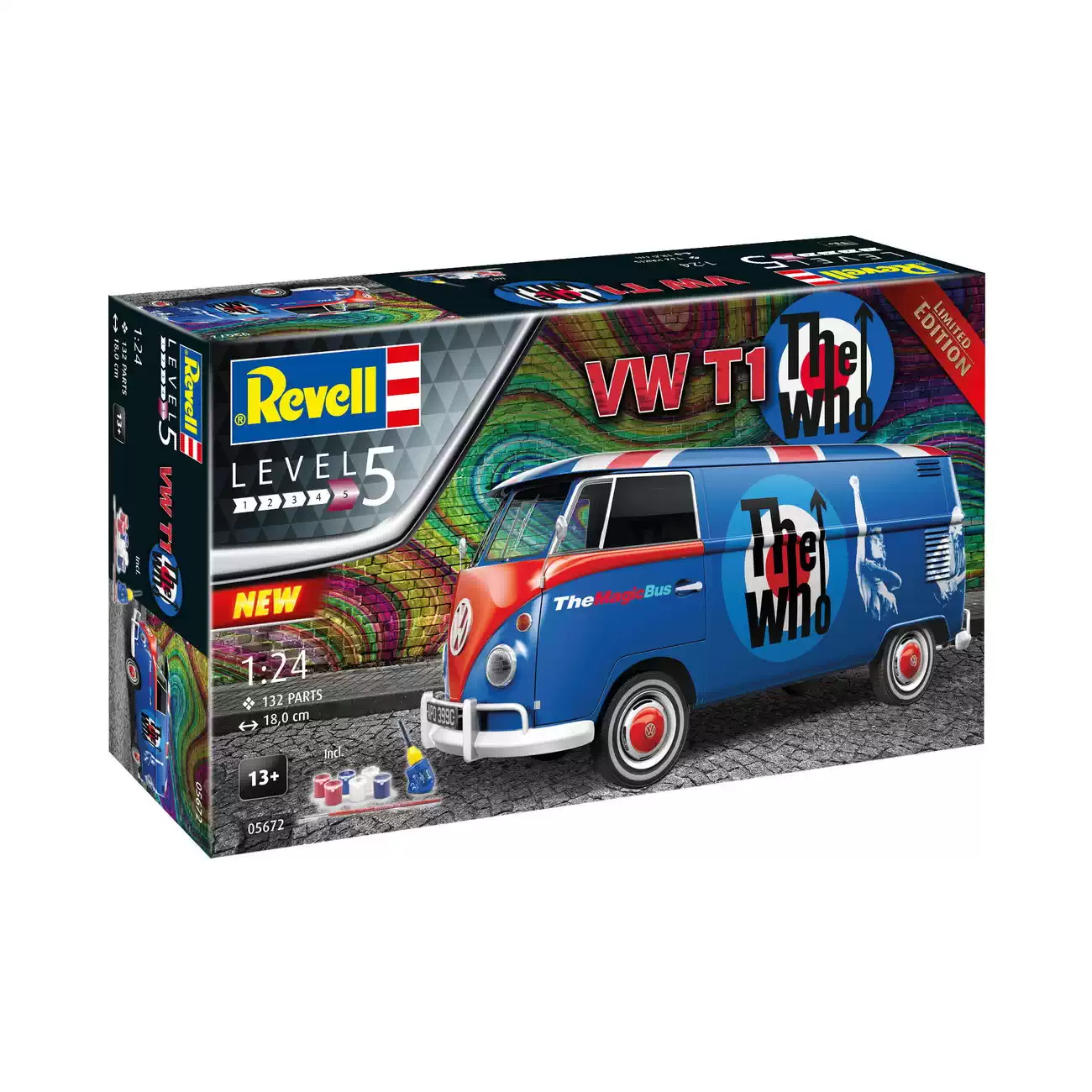 Revell 05672 - VW T1 The Who - Geschenkset