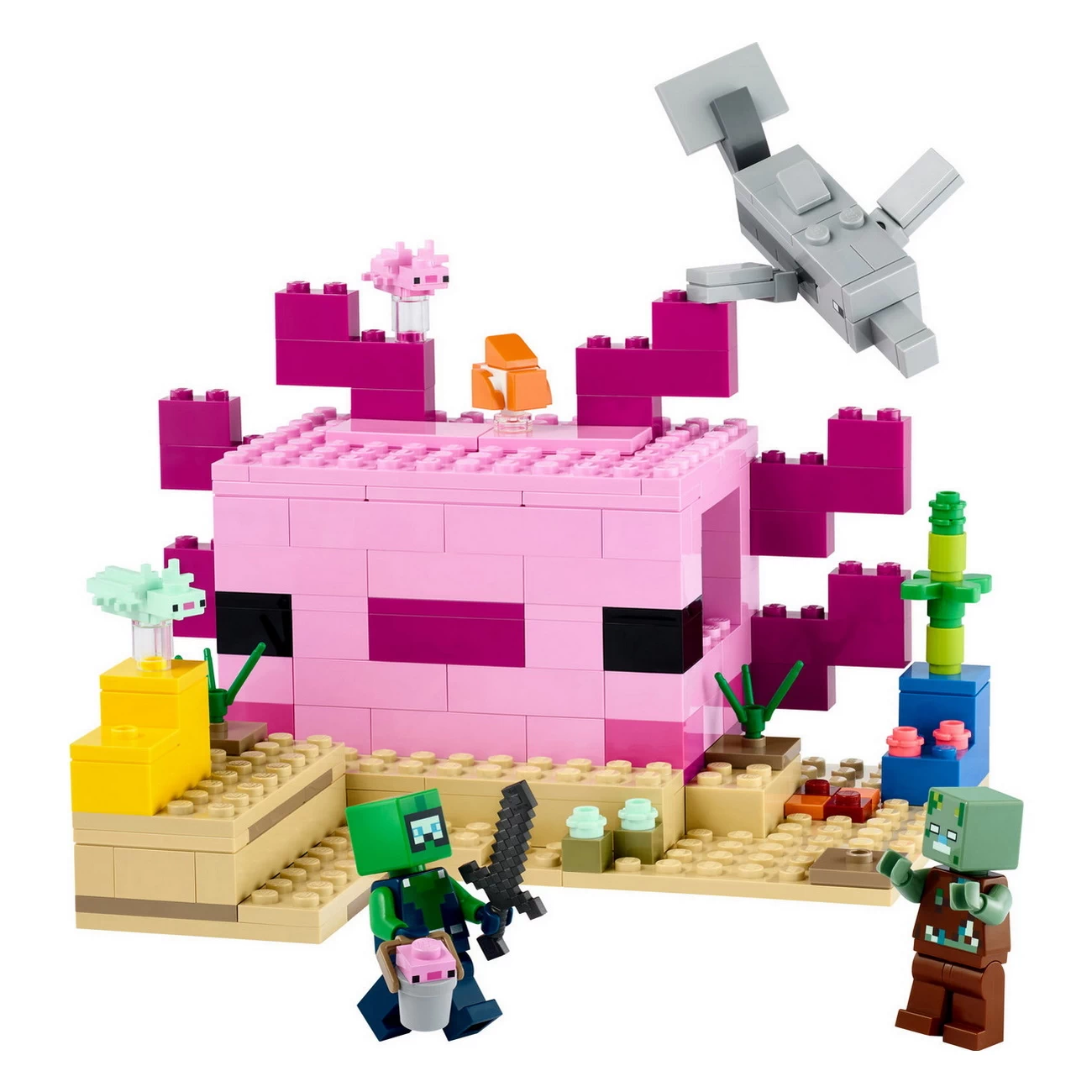 LEGO Minecraft 21247 -  Das Axolotl-Haus