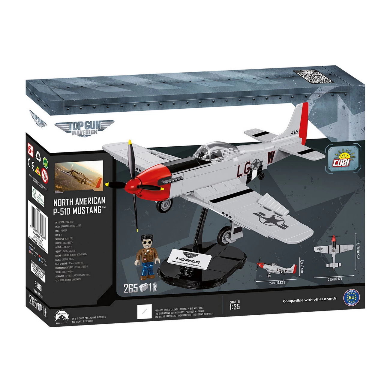 COBI - Mustang P-51D (5806) - Top Gun