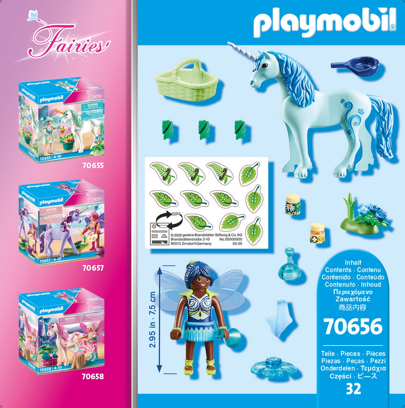 Playmobil 70656 - Einhorn mit Heiler Fee - Fairies