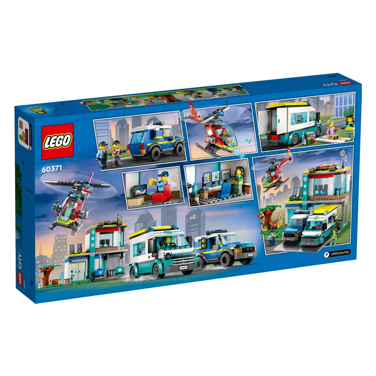 LEGO City 60371 - Hauptquartier der Rettungsfahrzeuge