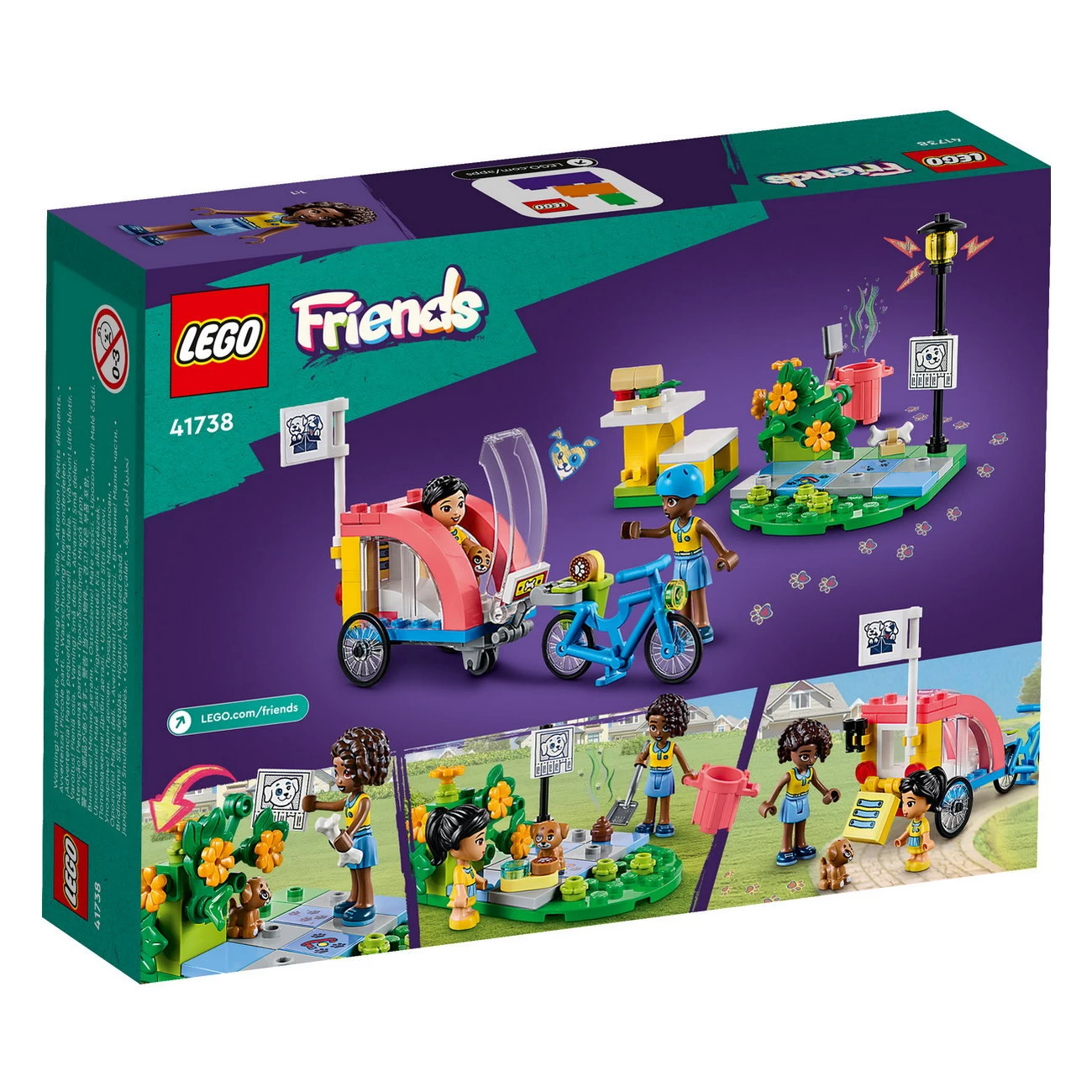LEGO Friends 41738 - Hunderettungsfahrrad