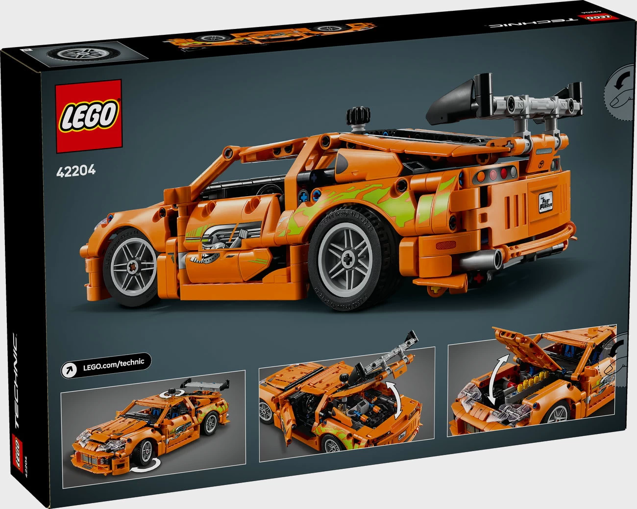 LEGO Technic 42204 - Fast and Furious Toyota Supra MK4