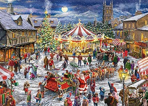 Puzzle - The Christmas Carousel (Falcon de Luxe) - 2x 1000 Teile