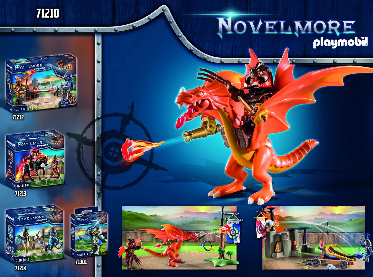 Playmobil 71210 - Novelmore vs Burnham Raiders Turnierplatz - Novelmore