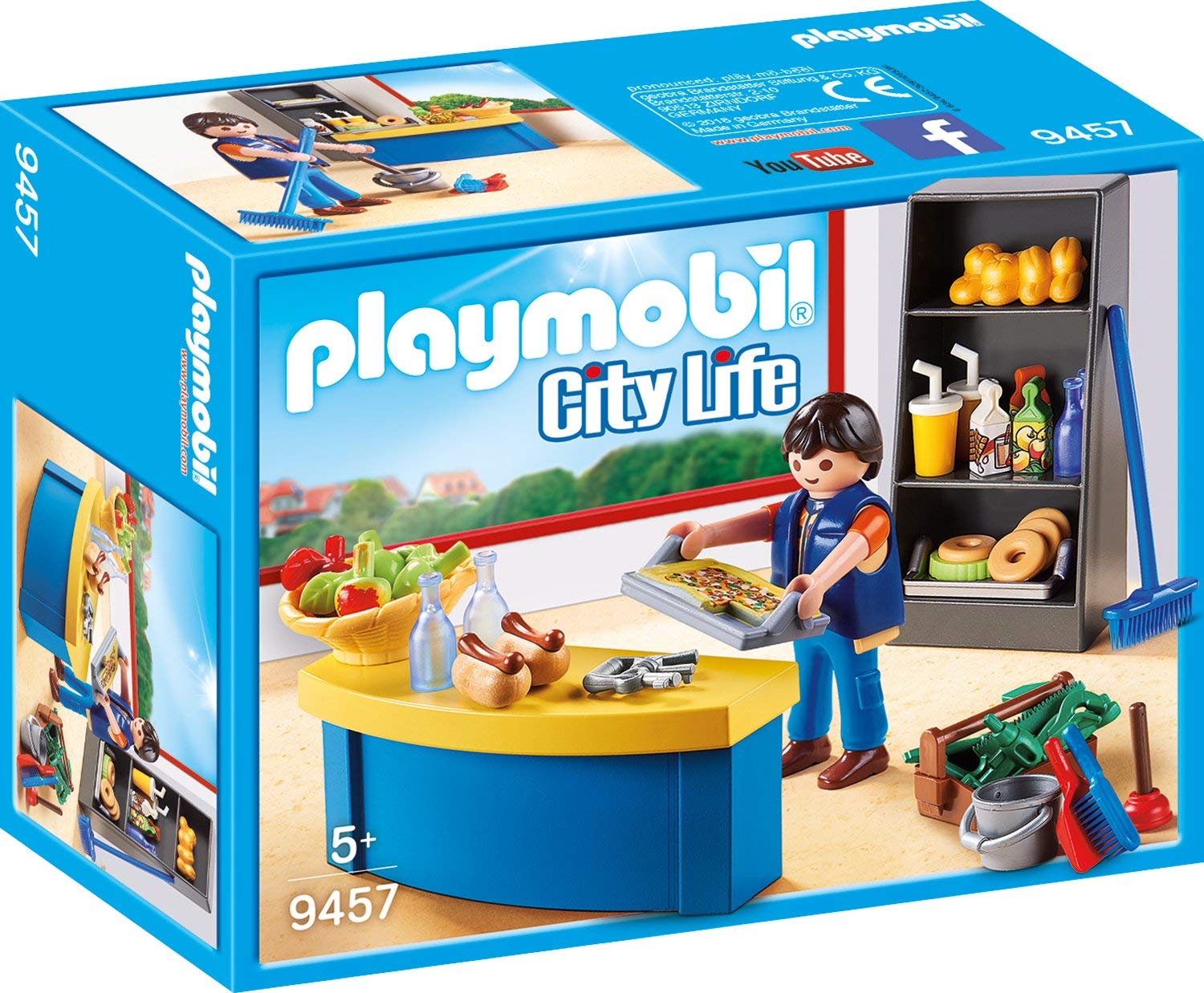 Playmobil 9457 - Hausmeister mit Kiosk