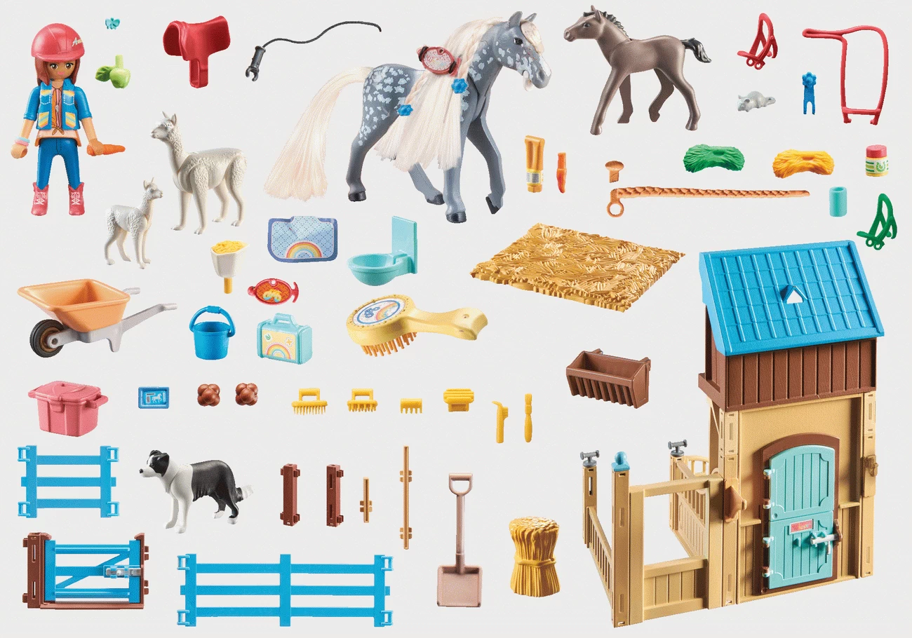 Playmobil 71353 - Amelia & Whisper mit Pferdebox - Horses of Waterfall