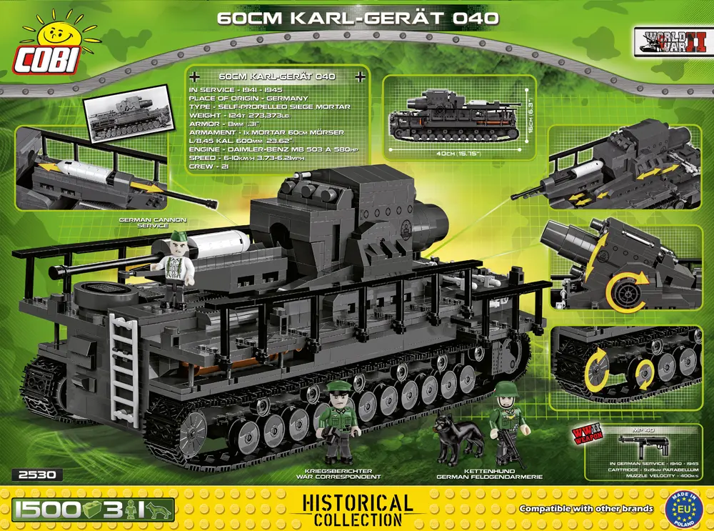 COBI - 60cm Karl Gerät 040 (2530)