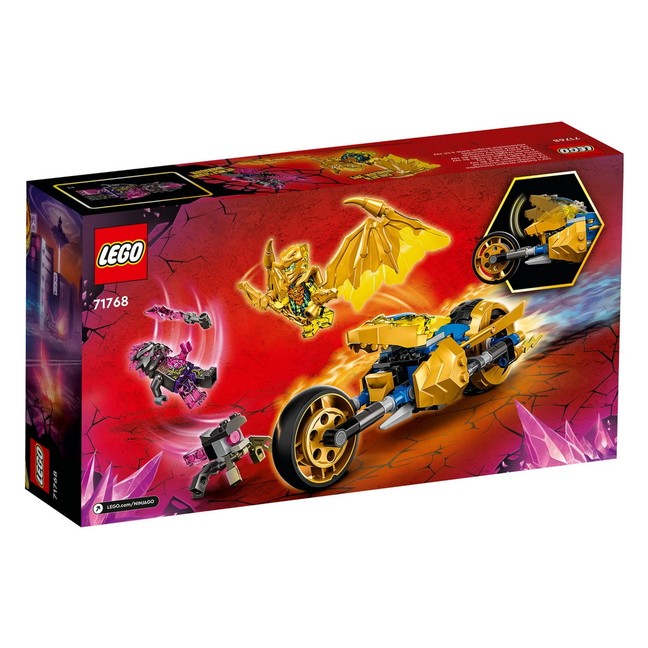 LEGO NINJAGO 71768 - Jays Golddrachen-Motorrad