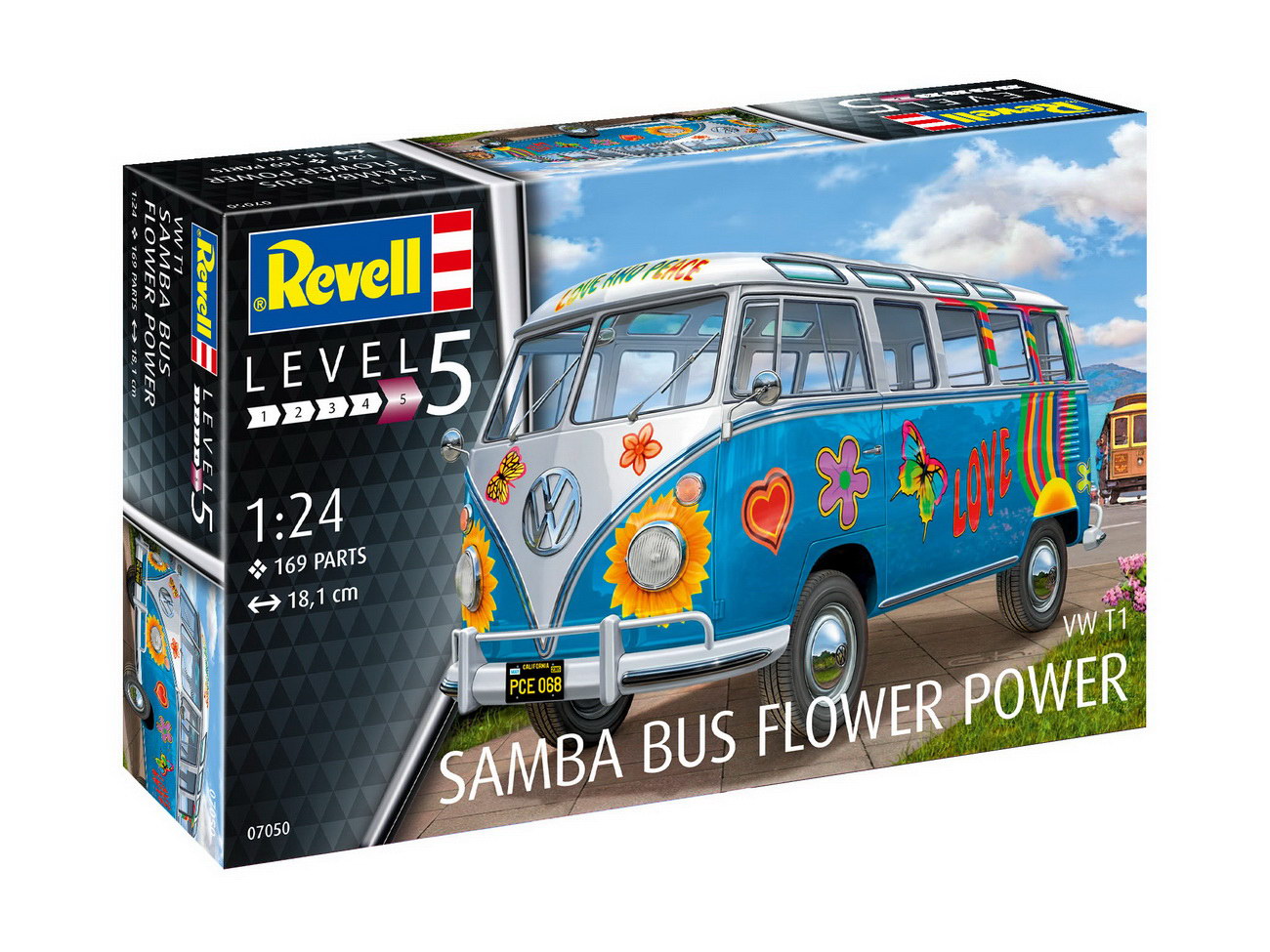 Revell 07050 - VW T1 Samba Bus Flower Power