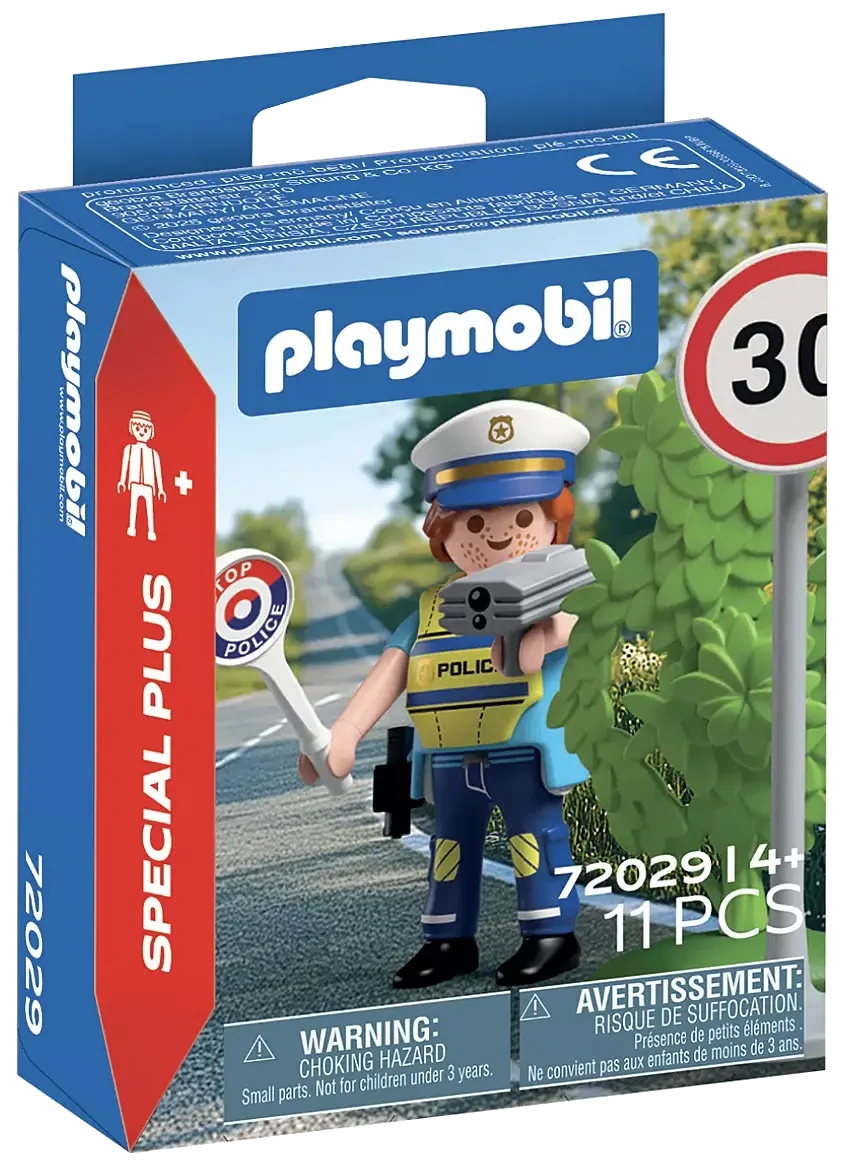 Playmobil 72029 - Polizist mit Radar - Special Plus