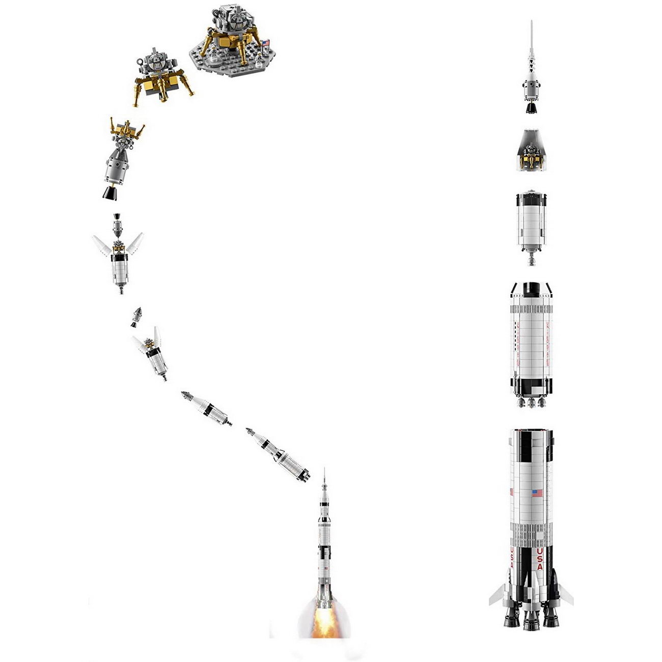 LEGO 21309 - Apollo Saturn 5