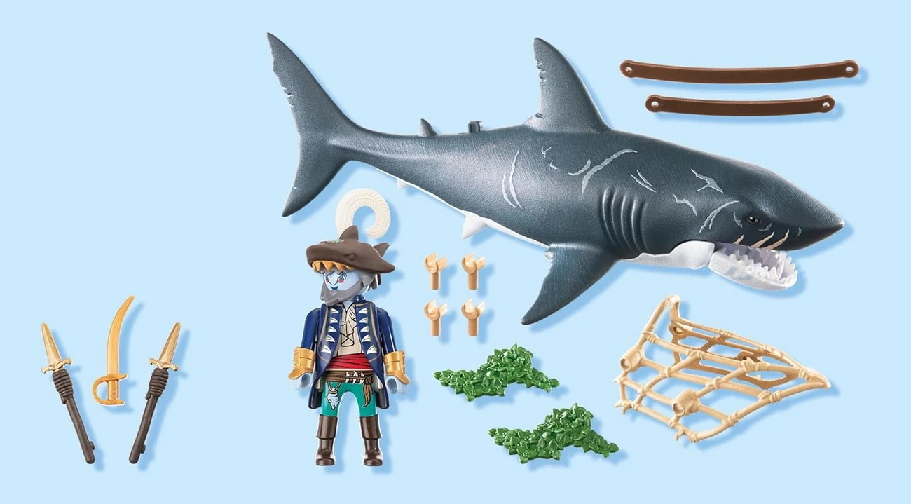 Playmobil 71793 - Gefahr durch Riesenhai - Pirates