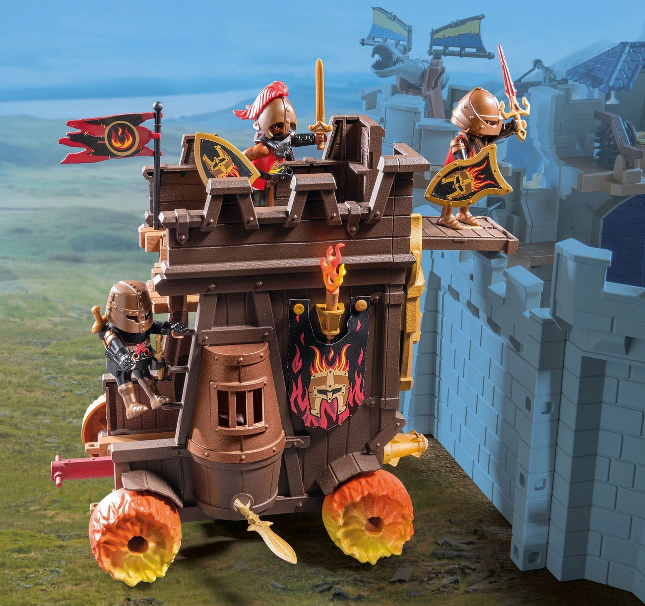 Playmobil 71643 - Angriffswagen mit Feuerkanone Novelmore