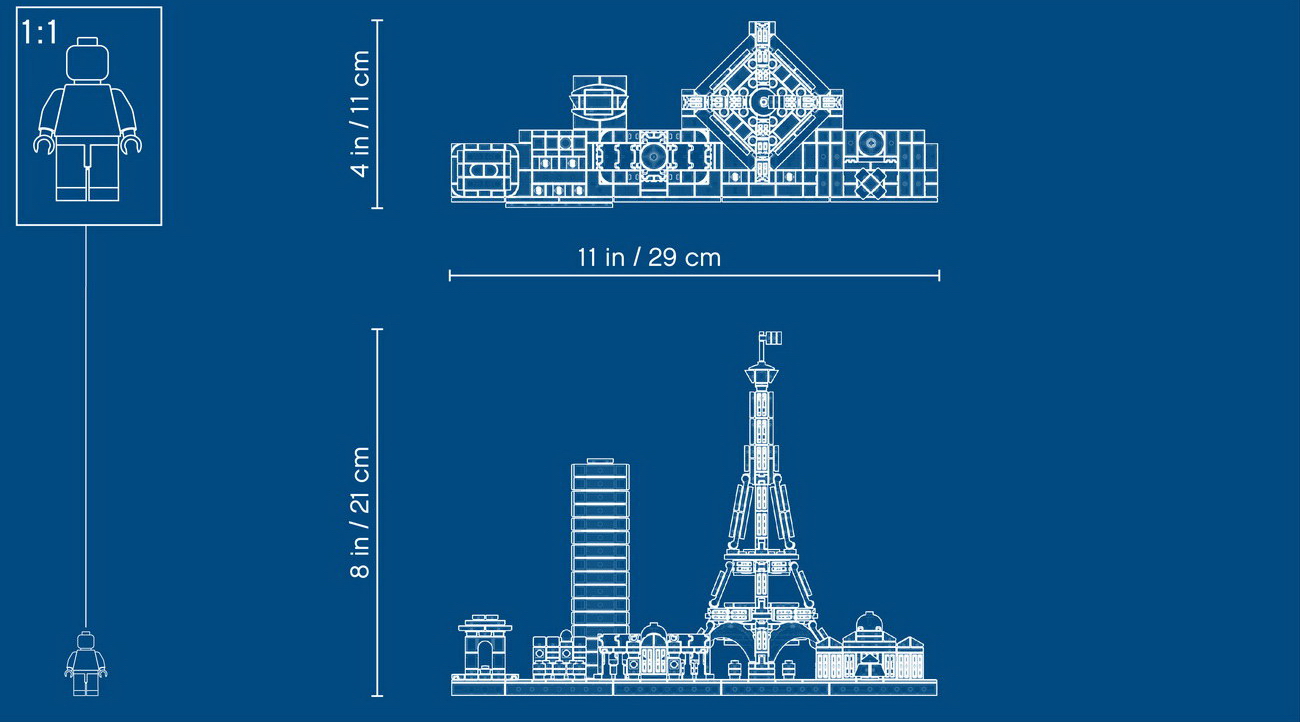 LEGO Architecture 21044 - Paris Skyline