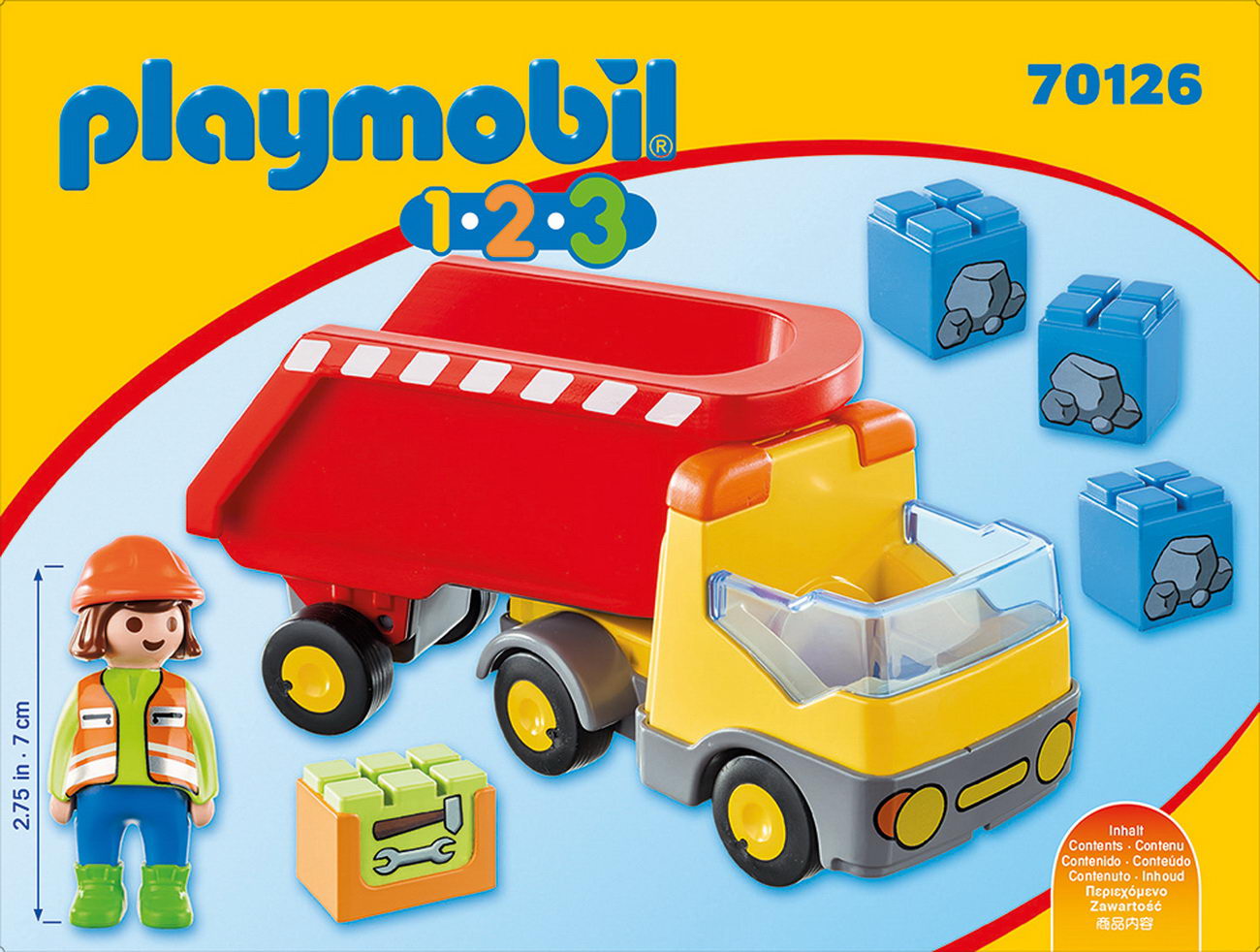 Playmobil 1 2 3 70126 - Kipplaster