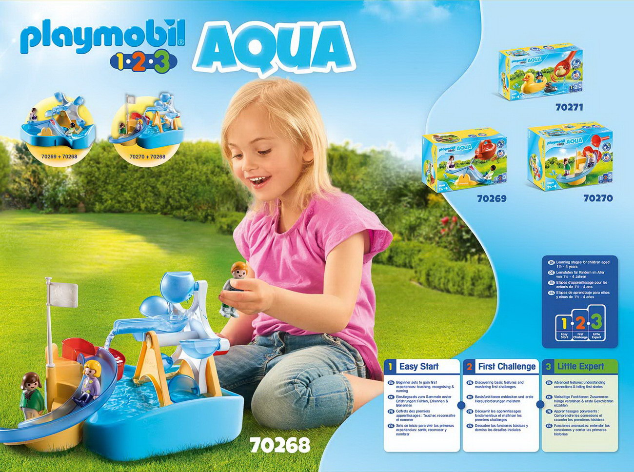 Playmobil 70268 - Wasserrad mit Karussell - 1.2.3 / Aqua