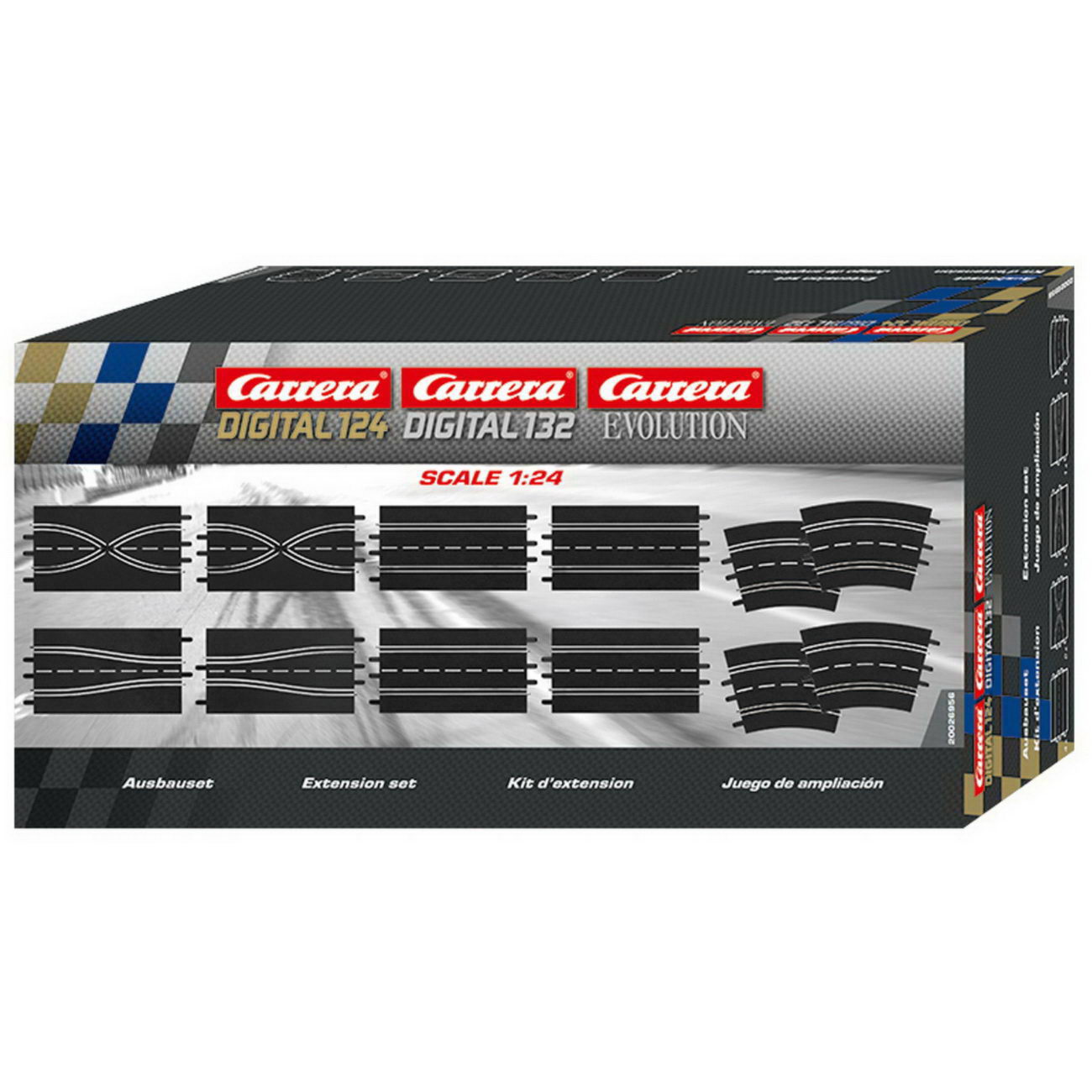 Carrera digital Ausbauset 3 - Spurwechsel Engstellen Geraden Kurven (26956)